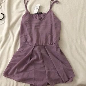 Dusty purple romper!💃🏼